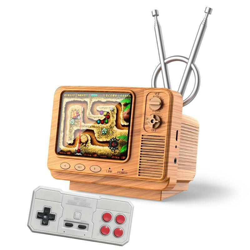 PYBGE Retro Video Game Console GV300S: 308 Built-In Classic Games, Classic Retro 3-Color Gamepad, Mini Handheld Tv-Style Game Player โ Ideal for Kids & Adult Nostalgia Enthusiasts