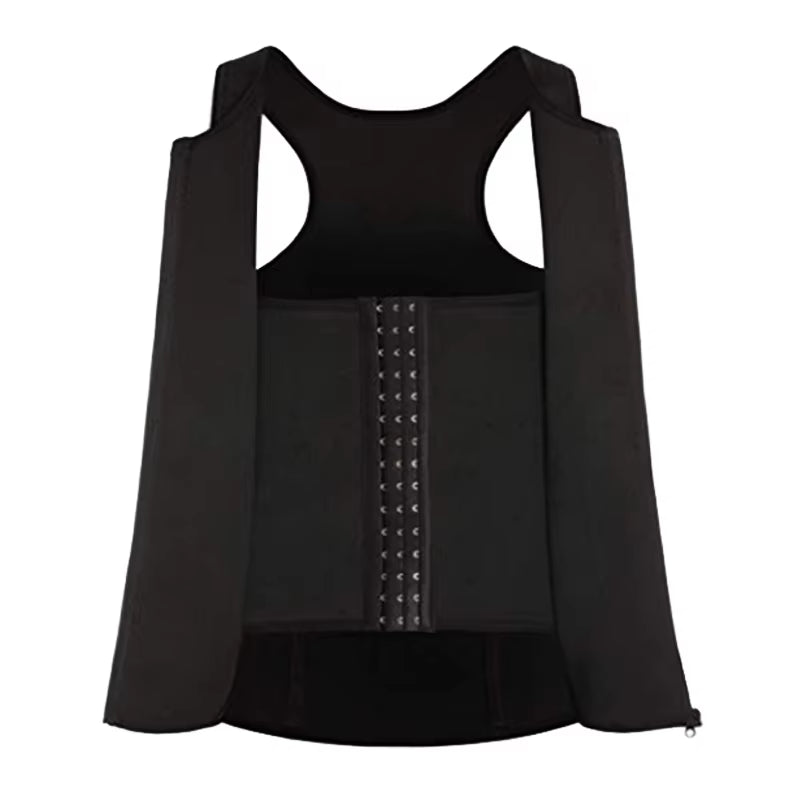 Men's Compression Vest for Enhanced Slimming and Sweat Enhancement, Tummy Control Undershirt and Waist Trainer