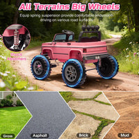 Chevrolet Cheyenne Licensed 24V Ride on Toys, MUKIDY 400W Electric Car for Kids, Power Truck Wheels with Remote, Bluetooth Music, USB, LED Lights