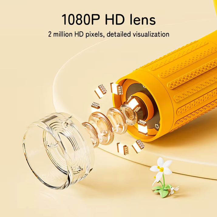 Microscope for Kids 3-Inch Eye-Protection LCD Screen Digital Microscope Scientific Educational Toys Gifts for Christmas Birthday