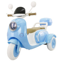 HEIMILI Electric Kids Motorcycle with Storage,Electric Scooter for 3 Year Old,3-Wheel 12V Ride on Scooter for Kids, Motorcycle for Girls, Ideal Moped for Girls Ages 3-6