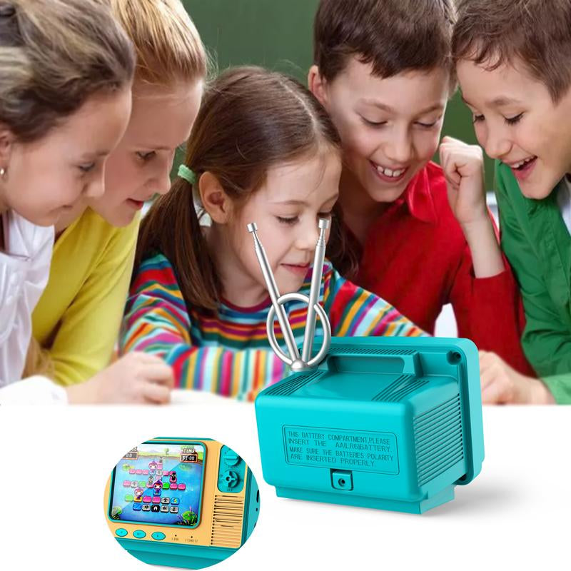 PYBGE Retro Video Game Console GV300S: 308 Built-In Classic Games, Classic Retro 3-Color Gamepad, Mini Handheld Tv-Style Game Player – Ideal for Kids & Adult Nostalgia Enthusiasts