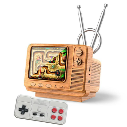 PYBGE Retro Video Game Console GV300S: 308 Built-In Classic Games, Classic Retro 3-Color Gamepad, Mini Handheld Tv-Style Game Player – Ideal for Kids & Adult Nostalgia Enthusiasts